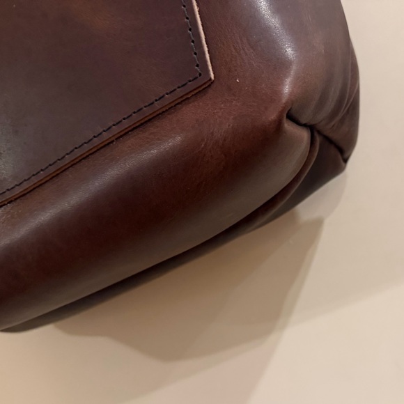 Portland Leather Mystery Tote Box Tamarindo New in original Box - Picture 11 of 16